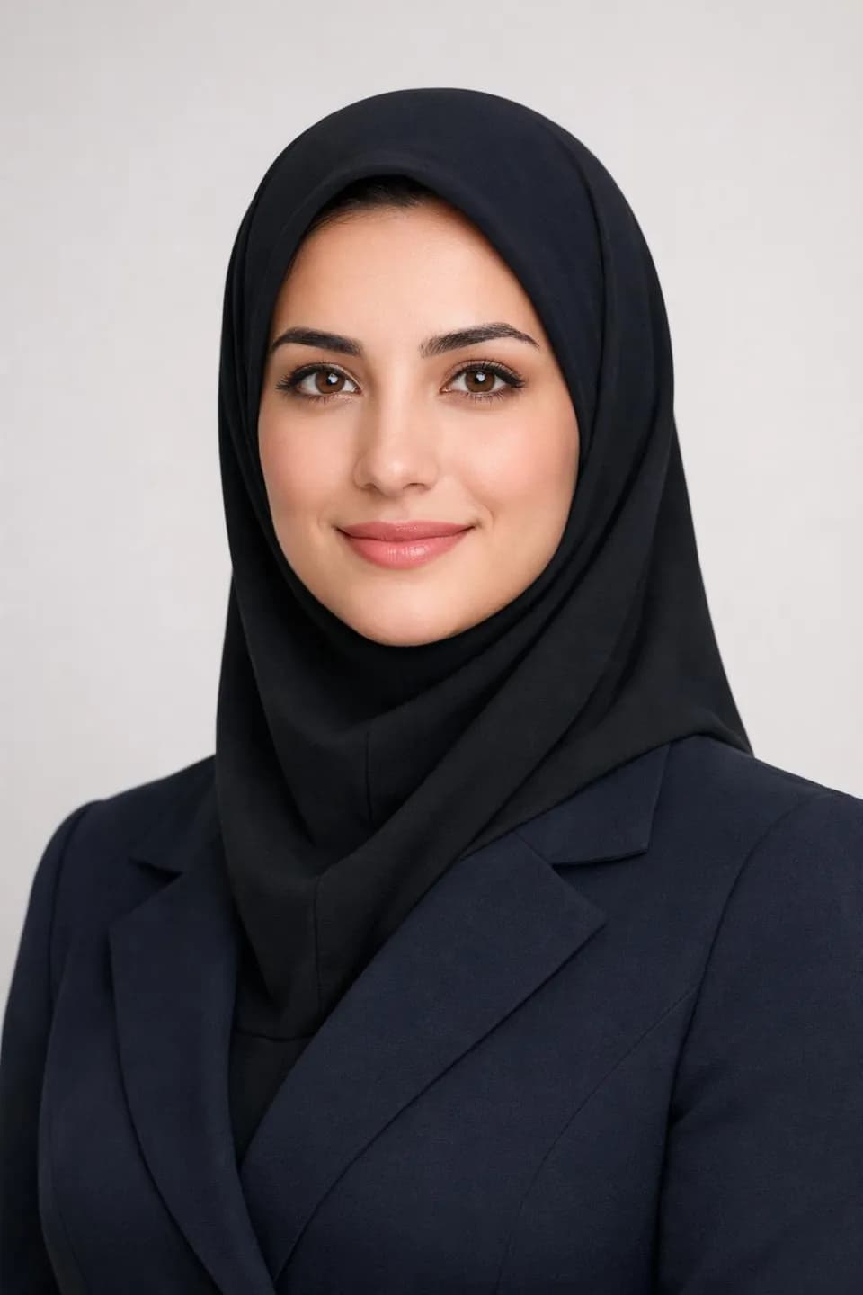 عکس پرسنلی زن با مقنعه مشکی