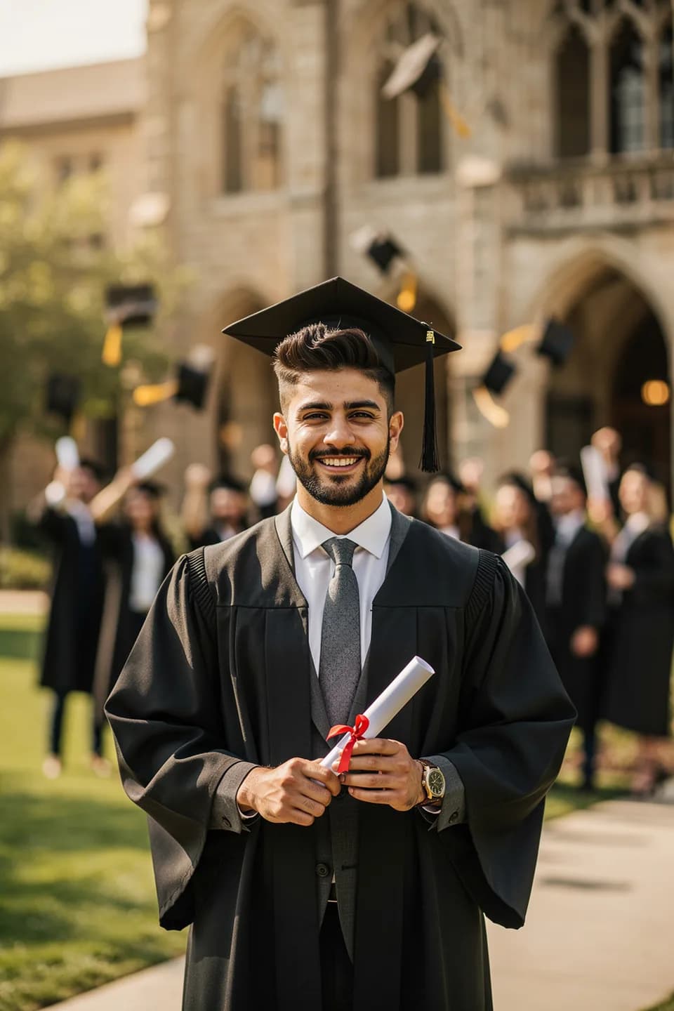 پرتره در سبک جشن فارغ‌التحصیلی