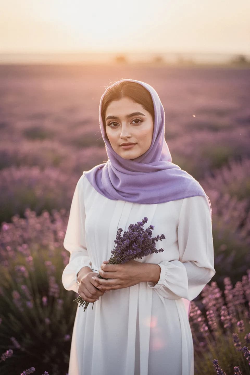 پرتره در سبک مزرعه اسطوخودوس